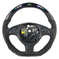 Volant en cuir et fibre de carbone OLIVER LED pour E46/E36 M3 E53 330CI/325I
