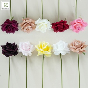 Venta de Fábrica, Rosas Blancas de Alta Calidad de 36 cm, Flores de Látex con Tacto Real, Flores Decorativas de Seda para Bodas, Ramos de Novia - Product Image 4