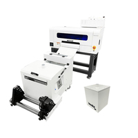 Imprimante DTF Lancelot à double tête A3 30 cm avec têtes d'impression XP600 I1600 pour impression de t-shirts à grande vitesse, secoueur de poudre et four de séchage