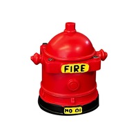 Cendrier en résine personnalisé en gros, cendrier en forme de poteau d'incendie, ornements décoratifs, nouveauté créative, décoration d'intérieur pour cadeau de la Fête des Pères