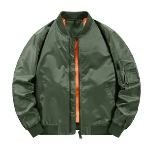 Men's Fashion Casual Windbreaker Bomber Jacket Coat Autumn Outdoor Waterproof Sports Jacket Windcheater