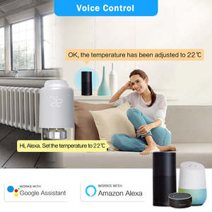 TYSH Tuya Wifi Zigbee Thermostat <span class=keywords><strong>de</strong></span> radiateur intelligent, vanne <span class=keywords><strong>de</strong></span> régulation <span class=keywords><strong>de</strong></span> température, contrôleur TRV compatible avec Google Home et Alexa - Product Image 4