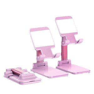 Desktop Phone Stand Adjustable Foldable With Custom Logo For <b>Desk</b> Use Plastic Material T9 - Product Image 5