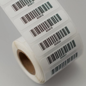 Commercio all'ingrosso Pre-stampato autoadesivo rotolo/foglio di serie numero adesivo etichetta con codice a barre e codice QR - Product Image 4