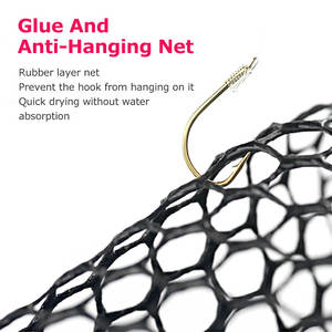 Red de Pesca Triangular Plegable de Aleación de Aluminio, 40cm/60cm de Profundidad, Red de Aterrizaje Portátil con Mango, Red de Pesca Plegable - Product Image 6