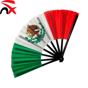 Vente directe d'usine, éventails pliables avec drapeaux Allemagne, Canada, Amérique, éventail portable en plastique pour les matchs de football - Product Image 6