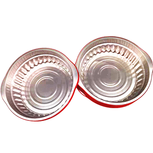 Bandeja de aluminio reutilizable de alta resistencia con asas integradas y PET de grado alimenticio para hornear y cocinar - Product Image 3