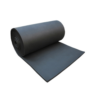 Panneau isolant en <span class=keywords><strong>mousse</strong></span> de caoutchouc isolé ignifuge moderne pour toit de pipeline à faible conductivité thermique noir - Product Image 1