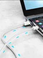 Precio de fábrica Cable DE DATOS 3A /4A USB/Carga rápida 2 en 1 Cable de datos de transmisión de carga