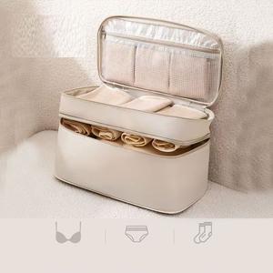 Oxford tissu femmes voyage soutien-gorge Pack sac <span class=keywords><strong>de</strong></span> rangement multi-fonction <span class=keywords><strong>sous</strong></span>-vêtements chaussettes cache-poussière organisateur classique PC pour garde-robe - Product Image 3