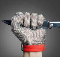 Gants de protection en maille d'acier inoxydable Youjiu Modèle 132, résistants aux coupures, durables, antirouille, pour boucher et cuisine, protection lourde