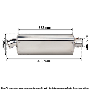 Pot d'échappement de moto 51MM, <span class=keywords><strong>silencieux</strong></span> <span class=keywords><strong>Yoshimura</strong></span> M13 GP9 avec DB Killer pour 450MT 790ADV DL1050 - Product Image 2