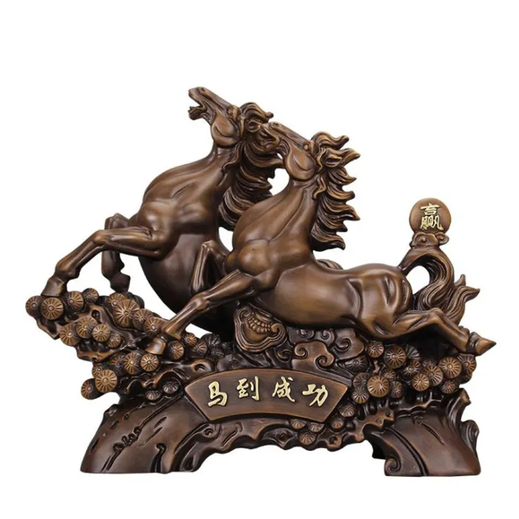 Collectible Fengshui Red Horse Statue