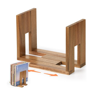 Wooden <b>Record</b> <b>Rack</b> Expandable Vinyl Storage Organizer For Cd And <b>Records</b> - Product Image 1
