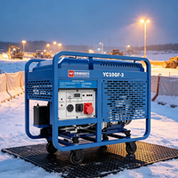 Générateur diesel YuChai 10 kW monophasé/triphasé 11 kW refroidi par air, double cylindre, démarrage électrique, groupe électrogène portable AVR 230 V 50/60 Hz 91 %