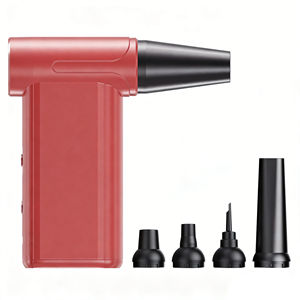 Souffleur d'air sans fil à batterie comprimée et ventilateur à jet de 130W pour le nettoyage des claviers d'ordinateur, des extérieurs, des voitures et de la maison - Product Image 1