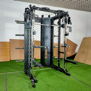 Equipo de Fitness Todo en Uno, Polea de Cable, Entrenamiento Multifuncional, Power <span class=keywords><strong>Rack</strong></span> Smith <span class=keywords><strong>con</strong></span> Torre de Pesas - Product Image 1
