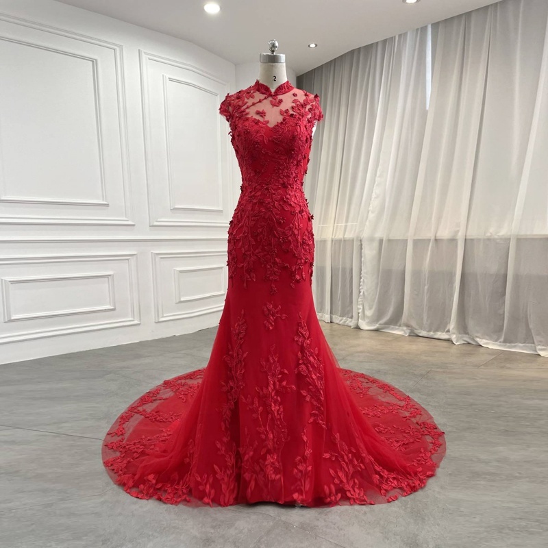 Wholesale Halter Cheongsam Chinese Wedding Dress