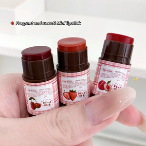 SHAQINUO Private Label Refreshing and Transparent Fruit Extract <strong>Lipstick</strong> Moist <strong>Texture</strong> No Sticky Lip Balm Set