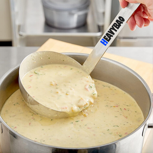 Mestolo in Acciaio Inox Heavybao con Manico Lungo a Uncino, Accessori da Cucina per Cucinare <span class=keywords><strong>e</strong></span> Servire in Ristoranti <span class=keywords><strong>e</strong></span> Hotel - Product Image 3