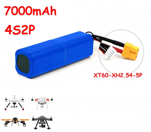 Li-ion Battery 16.8V/14.8V 7Ah 4S2P for <b>RC</b> <b>Drones</b> Quadrotor with XT60 Connector Made in China - Product Image 2