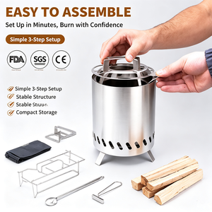 Venta al por mayor ODM/OEM: Mesa de fuego sin humo de gas natural, <span class=keywords><strong>estufa</strong></span> portátil de camping de acero inoxidable <span class=keywords><strong>pequeña</strong></span> para cocinar al aire libre - Product Image 5