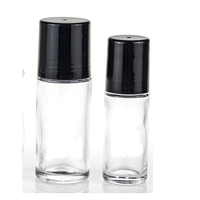 Rechargeable 30ml 50ml verre rouleau sur déodorant bouteille voyage déodorant bricolage rouleau boule bouteilles pour parfum crème solaire hydratant