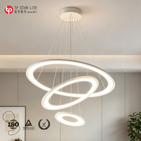 Luminaires suspendus LED décoratifs modernes pour la maison, chambre à coucher, salon, luminaires en aluminium, lampes suspendues, vente chaude, intérieur