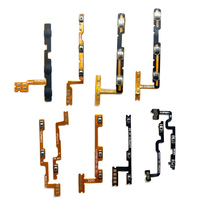 Kabel Fleksibel Tombol Volume Daya Ponsel untuk Oppo A94 5G Find X3 Realme 9 10 Pro C11 2020 2021 C12 C15 C17 C21Y C25 C25Y C30