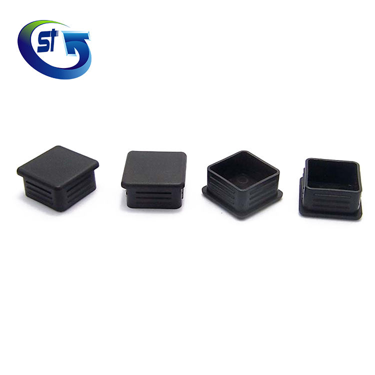 Pvc Rectangular End Cap Durable Black PE Rectangular Custom Plastic PVC Pipe Fitting End Cap ...