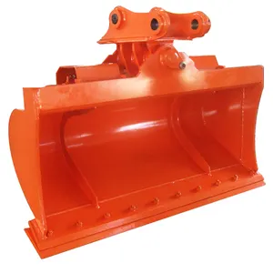 1800mm Width Hitachi ZX120 Excavator Tilt Bucket With Bolted Cutting Edge