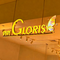 Enseignes lumineuses Led personnalisées pour extérieur 3D Store Front Led Letter Open Channel pour signalisation en métal avec logo d'entreprise