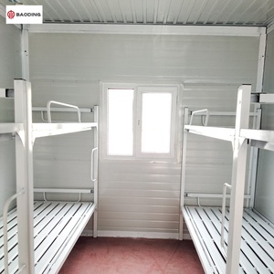 Nhà máy tùy chỉnh có thể gập lại nhiều lớp container mở rộng nhà cho phòng khách trường làm bánh sandwich panel thép xuất khẩu - Product Image 4