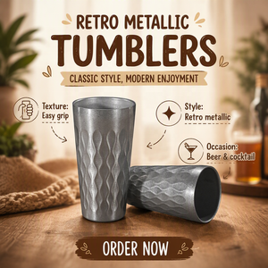 Conjunto de Copos Térmicos Vintage de Aço Inoxidável 304 com Parede Dupla e Padrão Diamante de Fogo – Presente de Natal para Escritório, Acampamento e Cerveja - Product Image 3