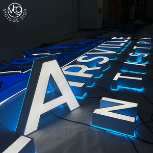 Letras LED Personalizadas con Doble Iluminación y Halo Frontal y Trasero para Clínicas Dentales y Señalización Comercial Profesional - Product Image 3
