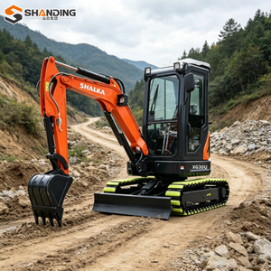 จัดส่งฟรี3Ton เครื่องขุดดินขนาดเล็กรถขุดรถขุดไฮดรอลิกรถขุดดินขนาดเล็ก - Product Image 4