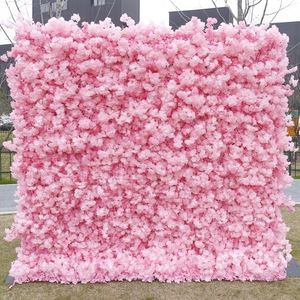 Mur de fleurs artificielles aux couleurs riches et abondantes, 8 pieds x 8 pieds, pour cérémonie de mariage, événement, décoration de photomaton - Product Image 2