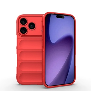 Funda Antigolpes con Airbag para iPhone 17 Pro Max, 17 Air, 16 Pro, 15, 14, 13, 12, 11, XS Max, X, XR, 7, Protección de Lente, Cubierta Trasera de Silicona Suave - Product Image 4