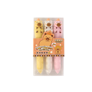 Borrador de goma con diseño de capibara de dibujos animados TPR para uso escolar infantil - Product Image 4