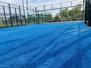 <span class=keywords><strong>Gazon</strong></span> <span class=keywords><strong>synthétique</strong></span> de couleur bleue pour terrain de paddle - Product Image 4