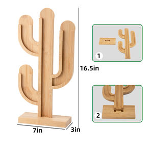 <span class=keywords><strong>Support</strong></span> en bambou pour capsules de café, accessoire de rangement en bois, pour Dolce Gusto, <span class=keywords><strong>Nespresso</strong></span> - Product Image 2