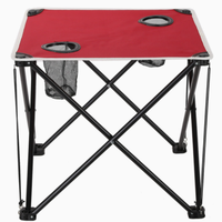 Table d'extérieur moderne en métal pas chère, se déplie automatiquement pour une utilisation en parc