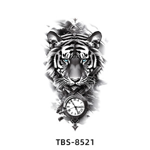 Tatouages temporaires animaux 2025 pour hommes adultes, tatouages religieux demi-bras pour femmes, autocollants de <span class=keywords><strong>tatouage</strong></span> factice temporaire pour la famille - Product Image 5