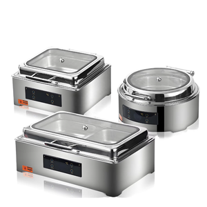 Chauffe-Plats Électrique Professionnel à <span class=keywords><strong>Bas</strong></span> Prix pour <span class=keywords><strong>Buffet</strong></span>, 6L, Contrôle Numérique Intelligent, Argent, Efficacité Énergétique A++ - Product Image 6
