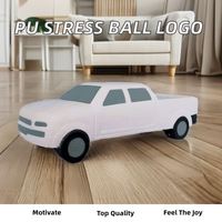 Balle anti-stress en mousse PU pour pick-up, avec logo unisexe, jouet promotionnel, anti-stress, couleur personnalisée, utilisation multi-âges