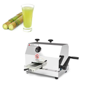 Fabrieksdirect RVS Handmatige Suikerrietpers Handkruk Suikerriet Sapcentrifuge voor Restaurant met 1 Jaar Garantie