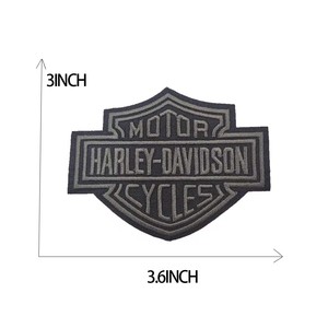 Écusson brodé thermocollant de grande taille pour équipe de moto <span class=keywords><strong>Harley</strong></span> Davidson, club sportif - Product Image 6