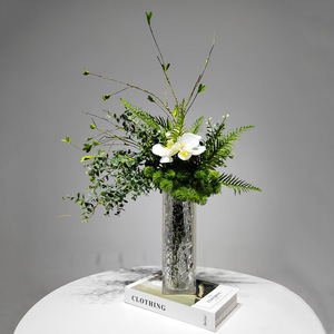 Kit de vase à <span class=keywords><strong>fleurs</strong></span> artificielles haut de gamme, directement de l'usine, moderne, pour patio, mariage, événement, décoration de table, cadeau - Product Image 1