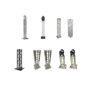 Custom high quality aluminum mobile light totem stage frame dj lighting truss