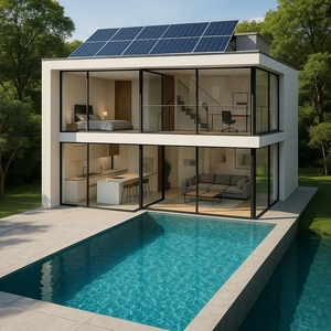 Villas préfabriquées, plans <span class=keywords><strong>de</strong></span> maisons préfabriquées, villas <span class=keywords><strong>de</strong></span> luxe en acier léger à faible coût - Product Image 2